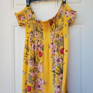 Off the shoulder Floral Dress